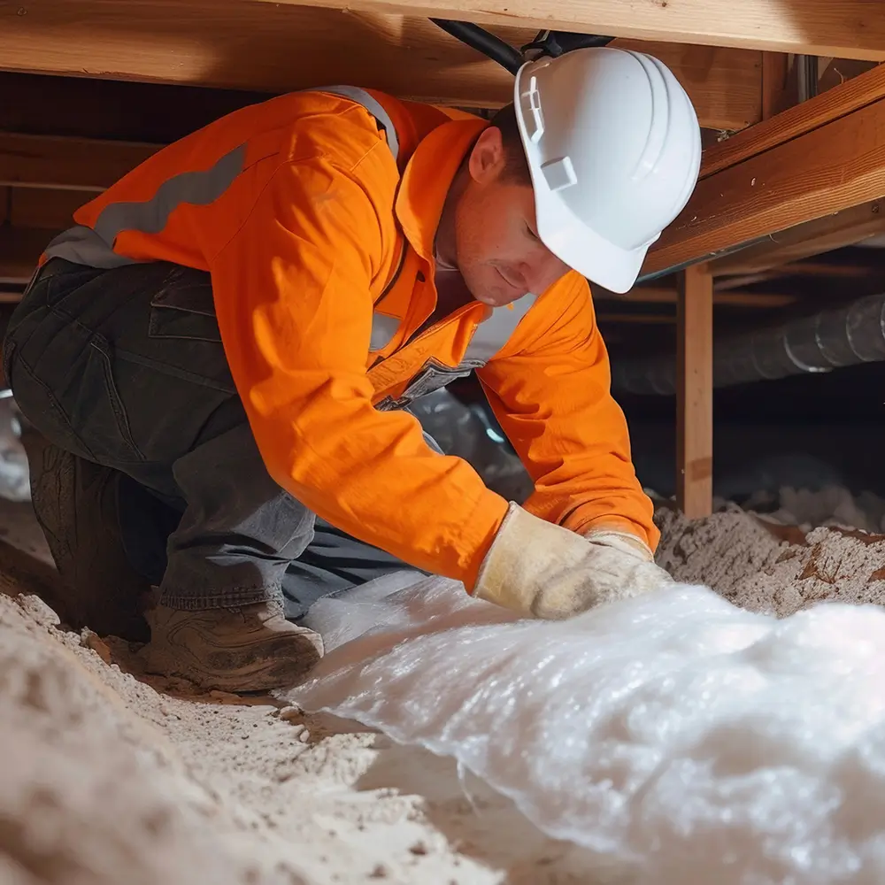mold remediation using crawlspace encapsulation